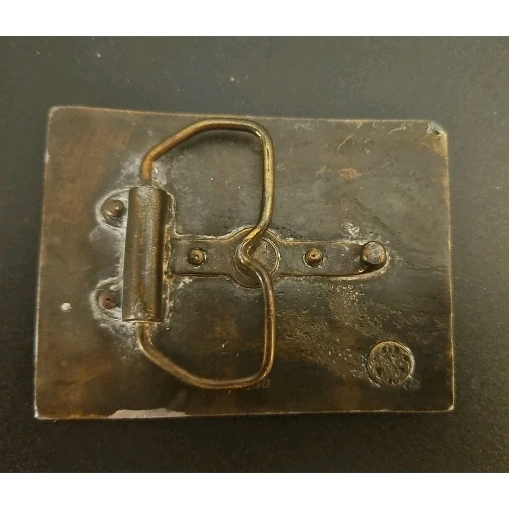 Vintage Anheuser Busch  Mens Brass Belt Buckle‎ / 1970's / 1-132  (522)